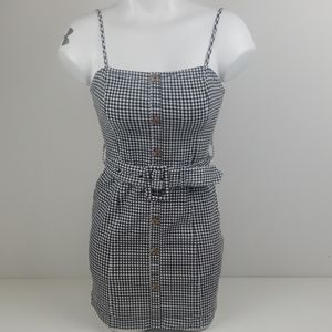 Kendall & Kylie black white mini dress with belt